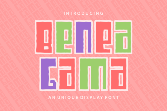 Benea Gama: A Weirdly Perfect Display Font for Bold Branding