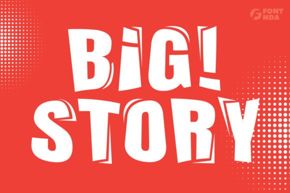 Big Story: A Modern Display Typeface for Polished Brand Identity