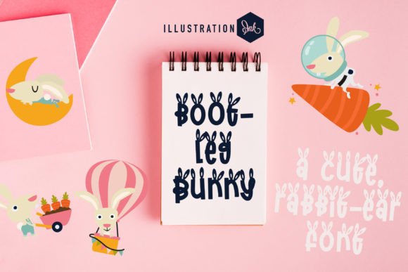 Bootleg Bunny: A Playful Display Font for Whimsical Editorial Design