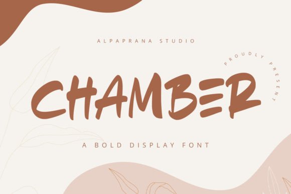 Chamber: A Handwritten Display Font for Editorial Design