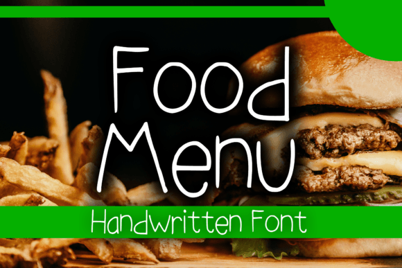 Food Menu: The Casual Display Typeface for Modern Web Design