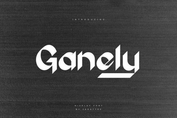 Ganely: The Friendly Display Font for Small Business Branding