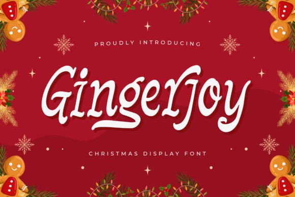 Gingerjoy: The Festive Display Font for Holiday Branding