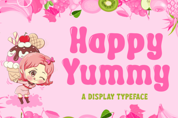Happy Yummy: The Display Font That Brings Flavor to Editorial Design