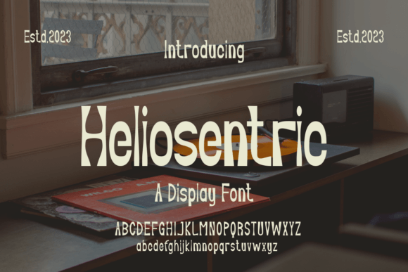 Heliosentric: A Bold Display Typeface for Modern Web Design