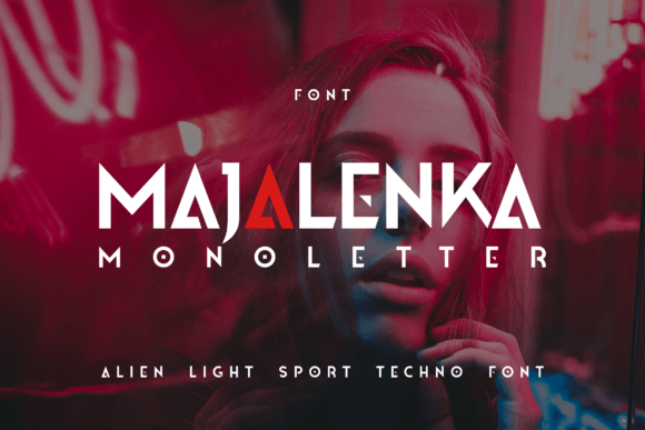Majalenka Monoletter: A Bold Display Font for Crafters and Sellers