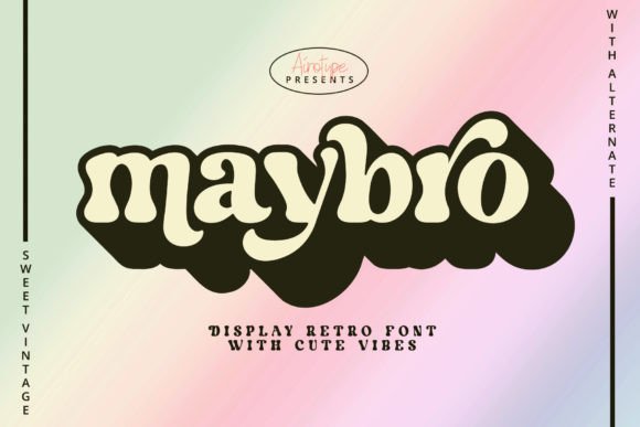 Maybro: The Vintage Display Typeface That Elevates Small Business Branding