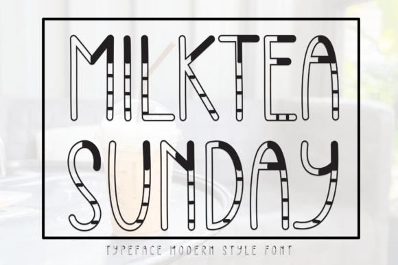 Milktea Sunday: The Handwritten Display Font for Engaging Social Media Content