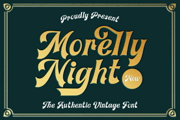 Morelly Night: A Retro Display Typeface for Modern Web Design
