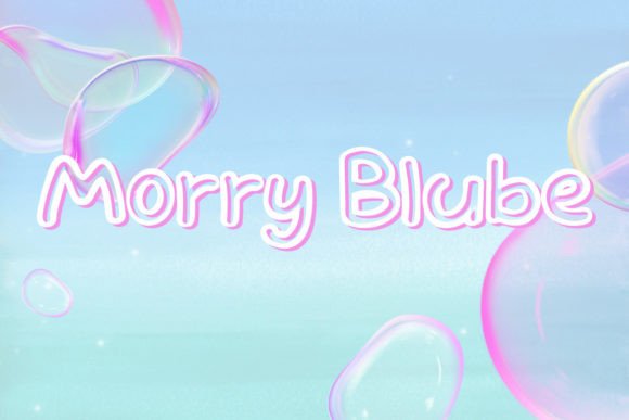 Morry Blube: The Creative Display Font for Scroll-Stopping Campaigns