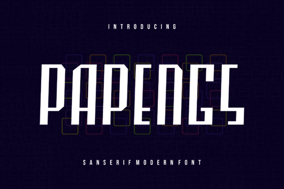 Papengs: A Modern Display Typeface for Editorial Clarity