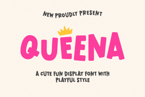 Queena: The Playful Display Font for Scroll-Stopping Social Content