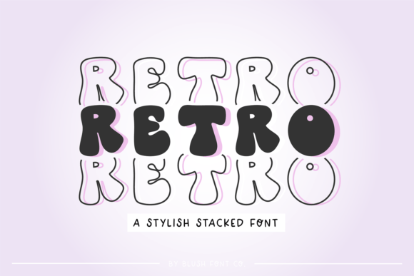 Retro Stacked: The Display Typeface That Elevates Small Business Branding