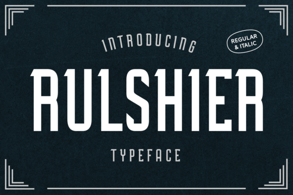 Rulshier Display Typeface Review: A Retro Touch for Modern Brands