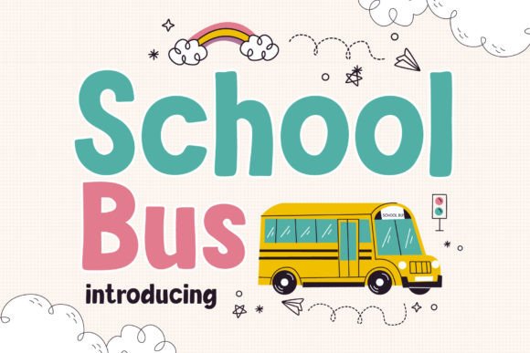 School Bus: A Bold Display Font for Modern Web Design
