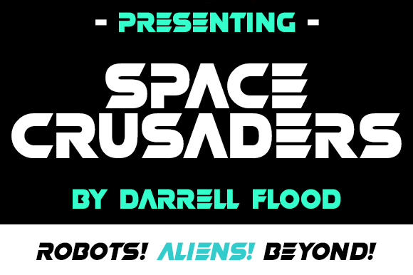 Space Crusaders: A Modern Display Typeface for Sci-Fi Editorial Design