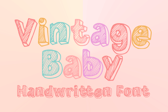 Vintage Baby: The Handwritten Display Font for Editorial Design